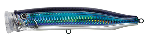 TackleHouse CFDW Popper Lure - 5.3 Inch Floating Wobbler For Saltwater Fishing (Hiramasa/Blue)